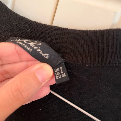 All Saints wool dress like new, black