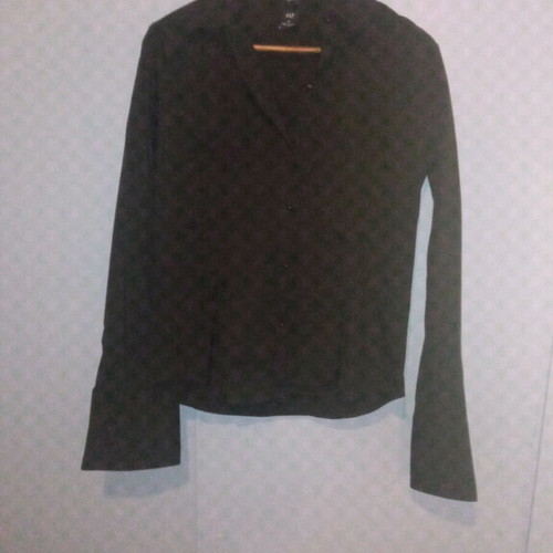 GAP women's black stretch shirt size M like new