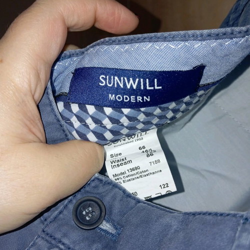 Sunwill men's pants 3XL like new, blue raf color