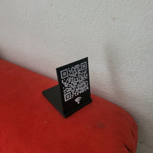 WiFi QR Stand new, customized for restaurants and cafes