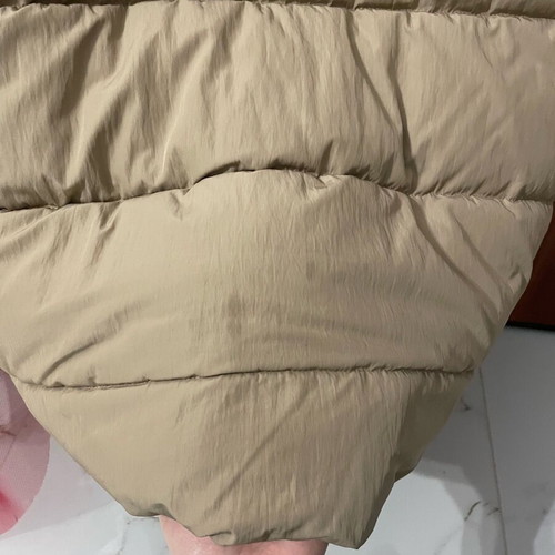 Only warm jacket used, beige, size M