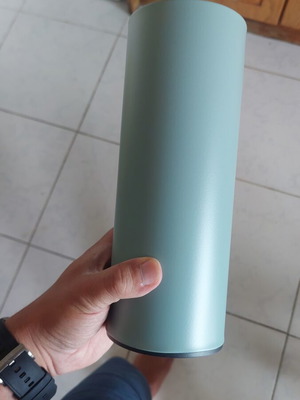Toilet brush holder, mint green, new