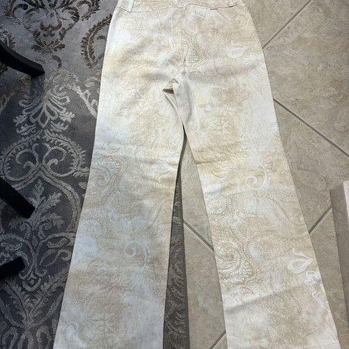 Sarah Lawrence women's pants size 40, white-gold, like new
