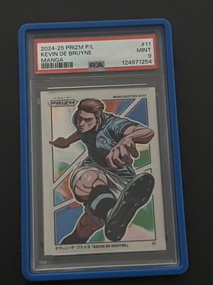 Panini Prizm Kevin De Bruyne Manga PSA 9 card new