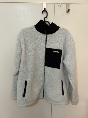 Hvnt Sherpa fleece jacket μεταχειρισμένο, άσπρο, μέγεθος XL