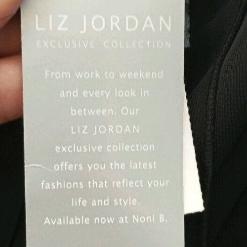 Liz Jordan women's skirt new size L black