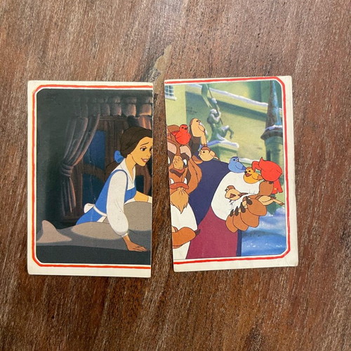Panini Beauty and the Beast collectible stickers like new, pack of 8