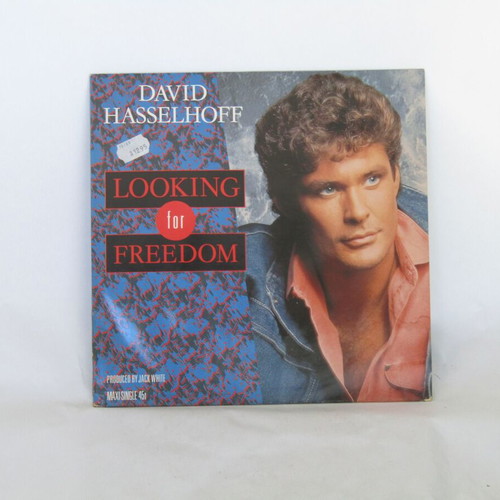 David Hasselhoff Looking for Freedom Maxi-Single 45t used, 1988