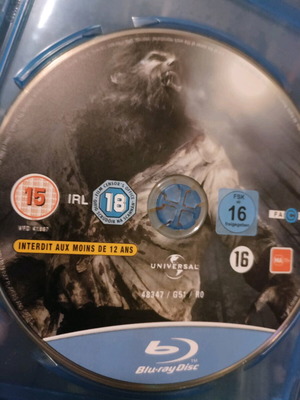 Wolfman Blu-Ray like new, romantic thriller horror