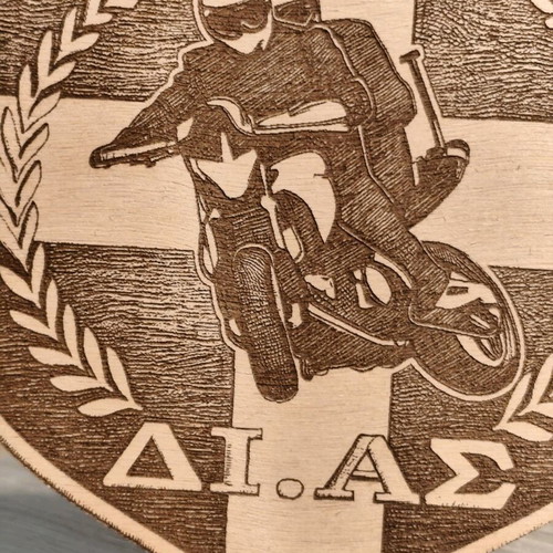 Wooden Dias decorative sign new with laser engraving