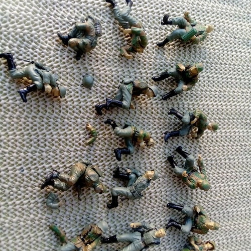 Model figures used, 1:35 scale, pack of WWII German soldiers