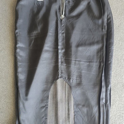 Lola Pencil Skirt Used Gray Striped Size 36 S