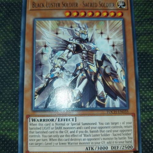 Black Luster Soldier - Sacred Soldier card like new