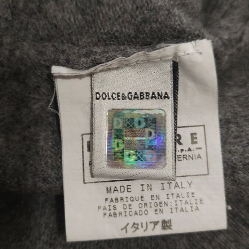 Dolce & Gabbana thin sweater gray size M like new, 100% wool