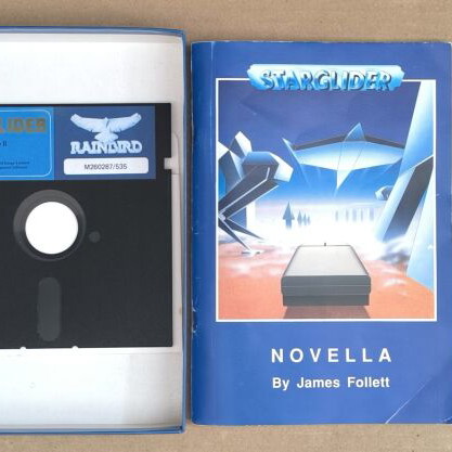 Starglider Rainbird Firebird Apple II game used, very good condition