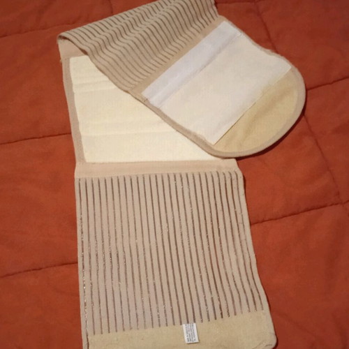 Waist belt used, size M, with 4 metal supports
