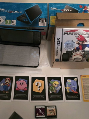 New Nintendo 2DS XL Limited Edition console with 4 games