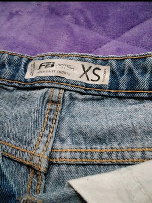 Denim shorts used, size XS, blue