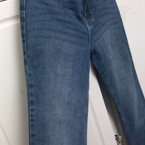 Sinsay jeans No 42 like new, mid-rise, blue, size XL