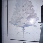 White Christmas tree