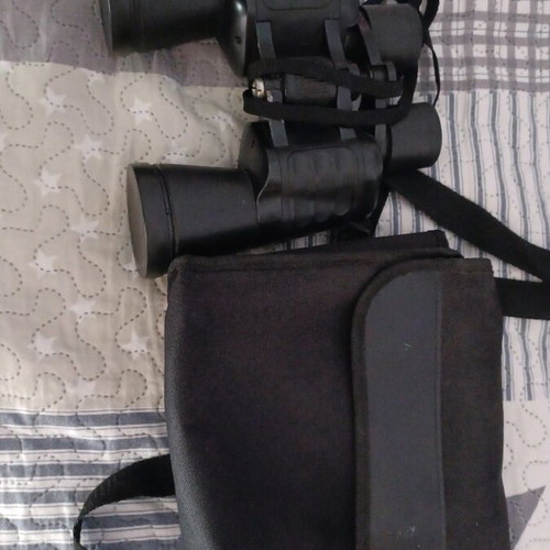 Breaker binoculars used, model 7x50 with 119m field of view