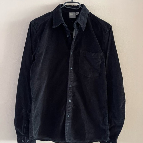 ASOS Skinny Fit Black Denim Shirt, Men's M