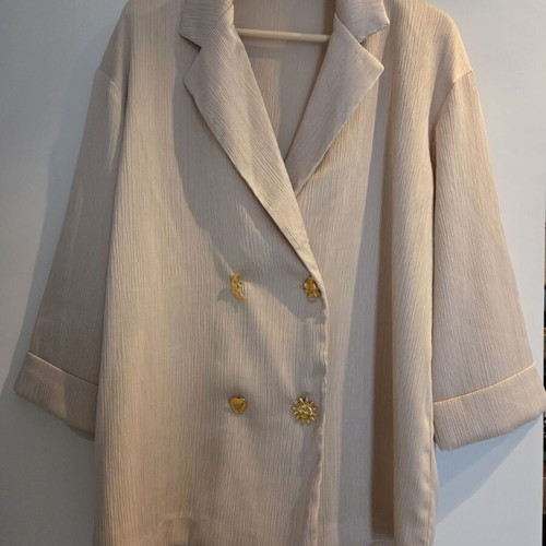 Zara suit set beige, new, tailored for 1.60m height