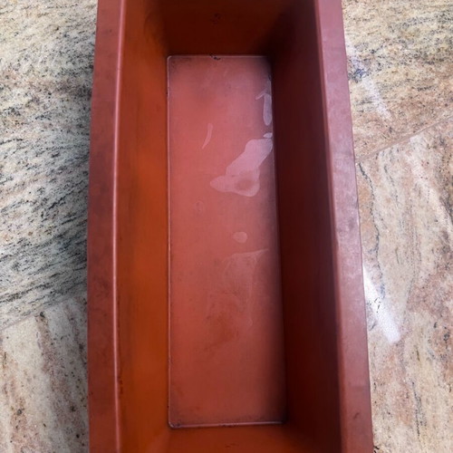 Silicone cake mold used, non-stick