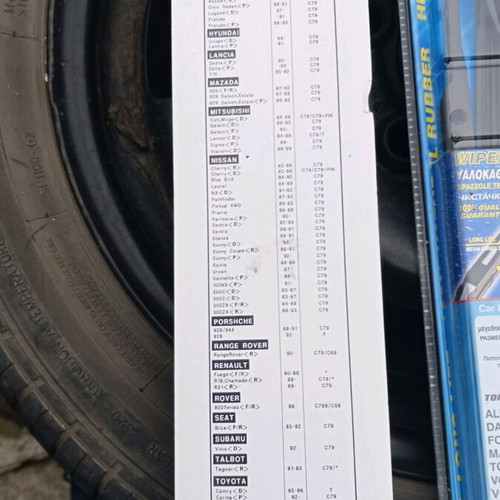Wiper blades new, 43 cm and 51 cm sizes