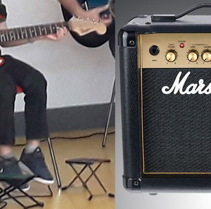 Ηλεκτρική Κιθάρα Squier Mini Stratocaster Κόκκινη 3/4 και Ενισχυτής Marshall MG10G