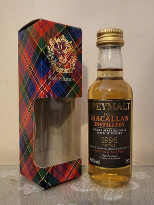 Macallan Speymalt 1996 whisky miniature new, sealed