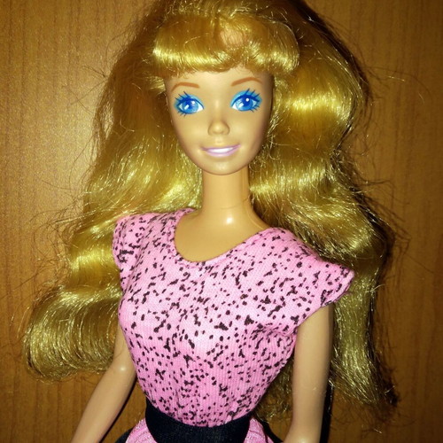 Barbie 1989 My First Princess and 1991 Fashion Finds #2983 used with pink shoes