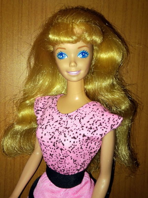 Barbie 1989 My First Princess and 1991 Fashion Finds #2983 used with pink shoes
