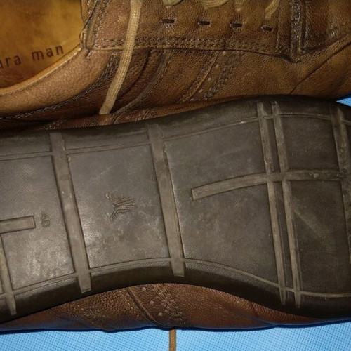 Zara Man Men's Shoes Used Size 45 Brown