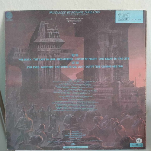 Dio The Last In Line LP used, metal