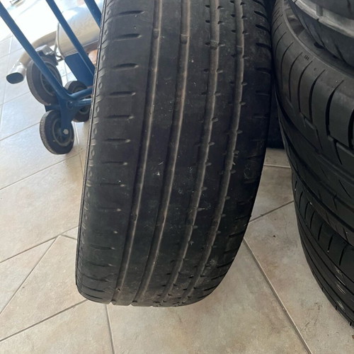 Mercedes aluminum rims used with Continental 215/45 17 tires