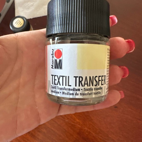 Textil transfer used, almost full