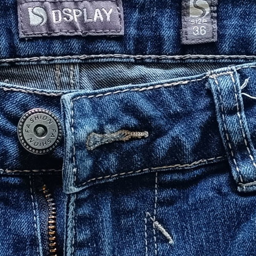 Dsplay Slim Fit Elastic Men's Jeans W36 new, dark blue