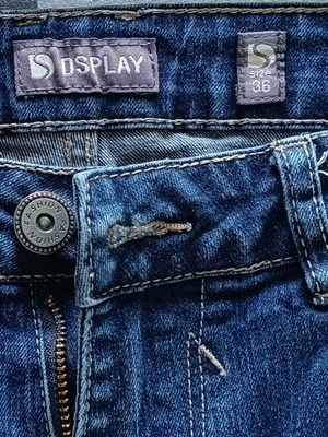 Dsplay Slim Fit Elastic Men's Jeans W36 new, dark blue