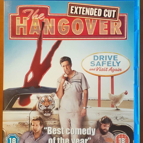 The Hangover Blu-Ray used, Extended Cut, English subtitles