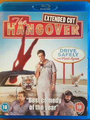 The Hangover Blu-Ray used, Extended Cut, English subtitles