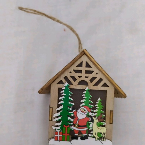 Christmas wooden ornament like new