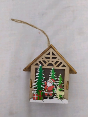 Christmas wooden ornament like new