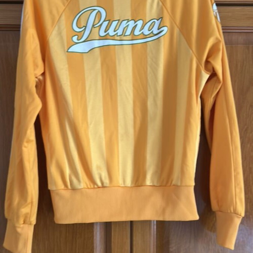 Puma jacket used, yellow, size M