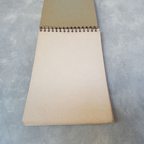 Collectible notepad No 1 Greek made used, 1980s
