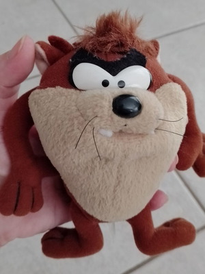 Taz Tasmanian Devil plush toy 15cm used
