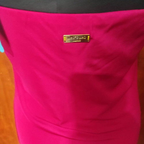 Luxury Who's Who Milano midi dress new, silk and viscose, pink