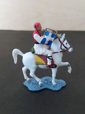 Athina mounted Evzone soldier figure used with horse