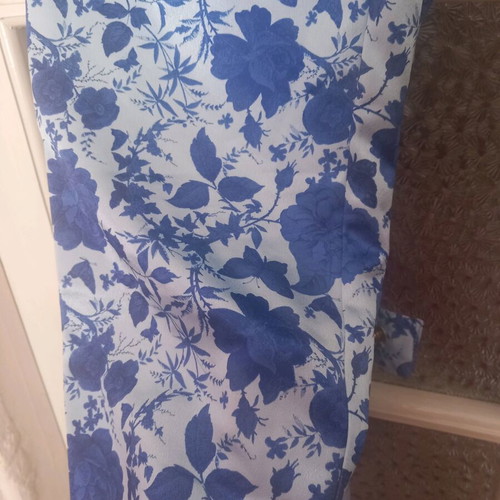 Studio 83 blue satin pants like new, Greek brand