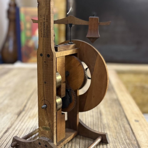 Vintage Buco Swiss Table Clock used, mechanical winding